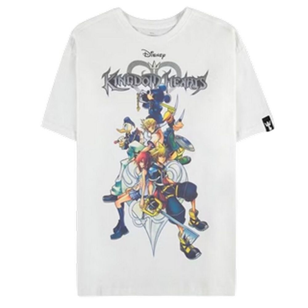 Kingdom Hearts Womens/Ladies Graphic Print T-Shirt / White
